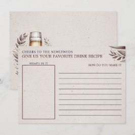 Mimosas & Matrimony Möhippa Drink Recipe Tilläggskort