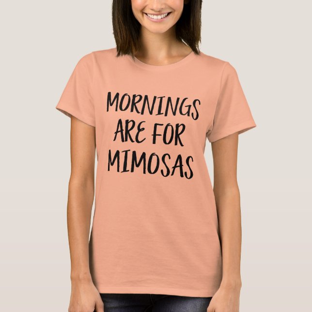 Mimosas roliga drink helg t-shirt (Framsida)