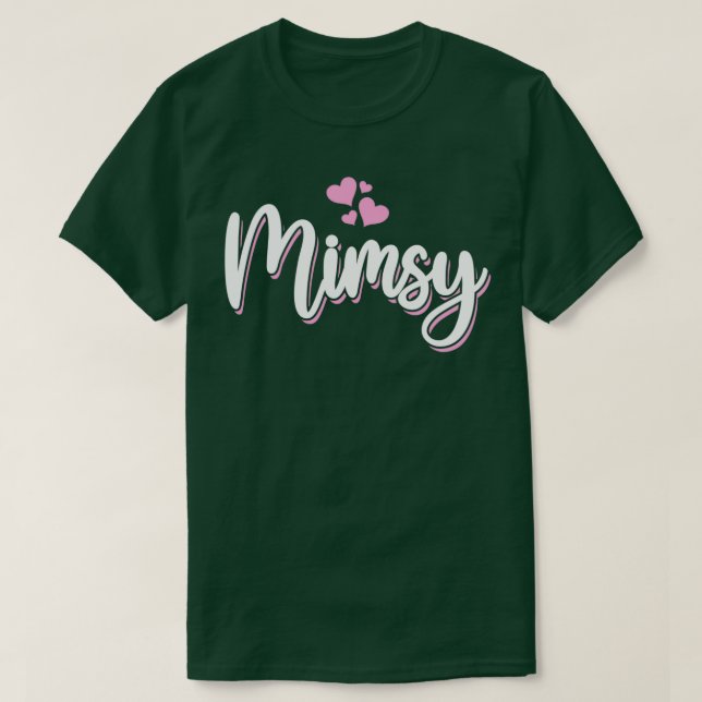 Mimsy för kvinnor i Mors dag T Shirt (Design framsida)