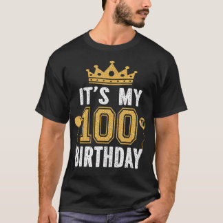 Min 100:e födelsedag i 100 år gammal t shirt