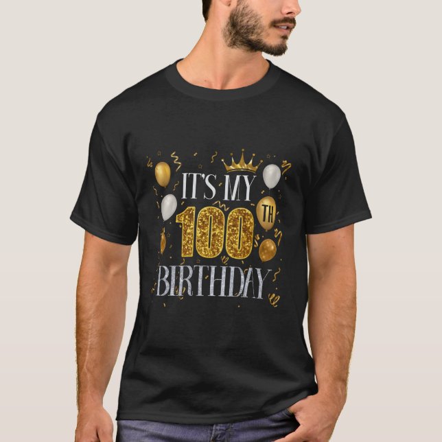 Min 100:e Lycklig 1923 för T Shirt (Framsida)