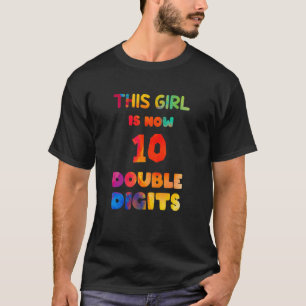 Min 10:e födelsedag nu är 10 Dubblor D T Shirt