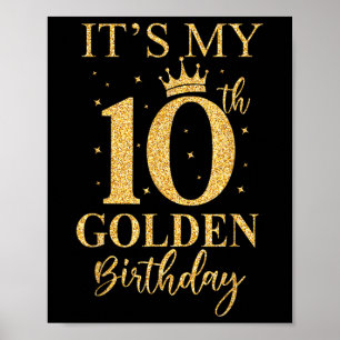Min 10:e gyllene födelsedag, 10-åriga dagars barn poster