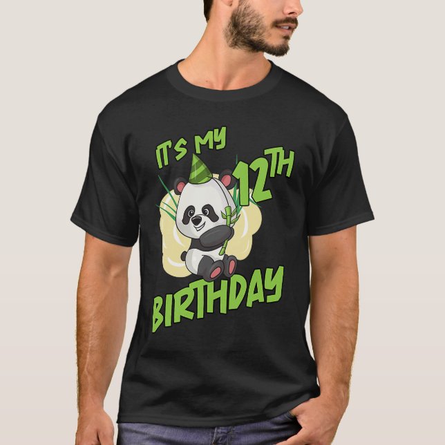 Min 12-dagarspanda t shirt (Framsida)