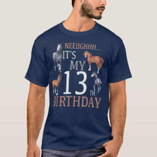 Min 13:e födelsedag, 13-åriga Shirt Horse T Shirt