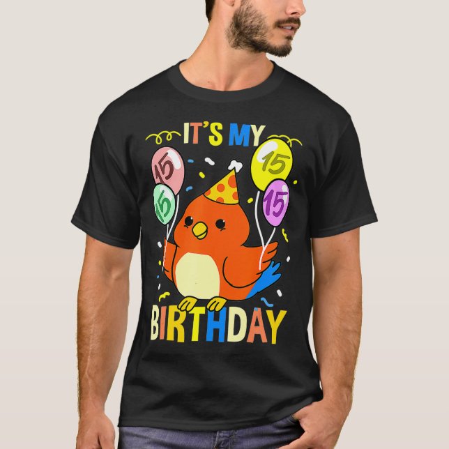 Min 15:e födelsedagspapegoja t shirt (Framsida)
