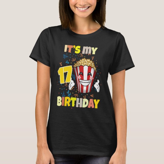 Min 17-födelsedag t shirt (Framsida)