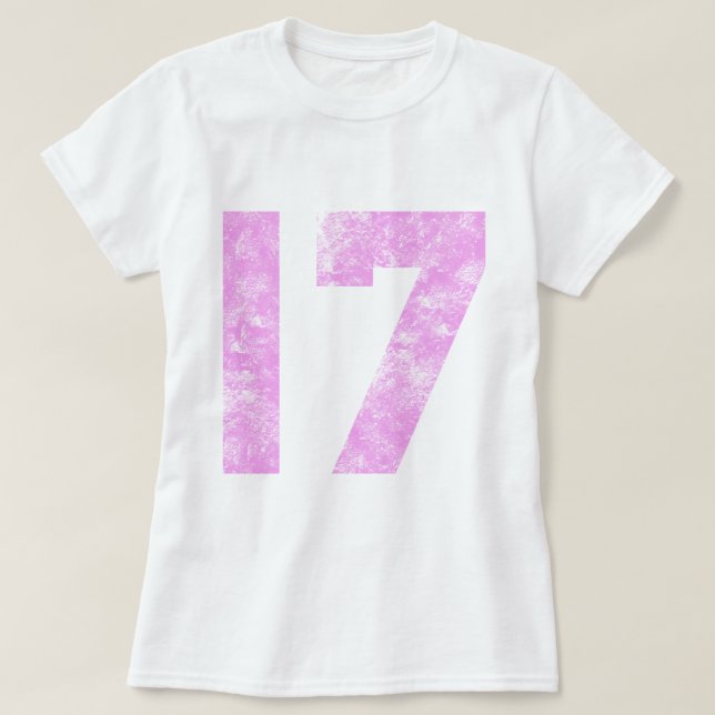 Min 17th födelsedaggåvor t-shirt (Design framsida)