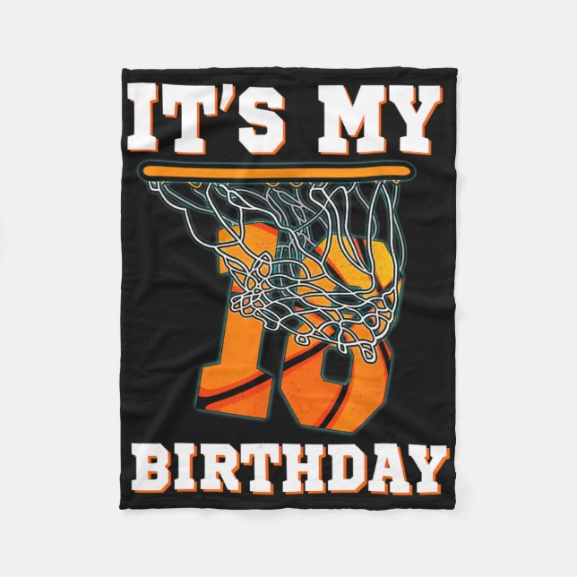 Min 18:e födelsedagsbysketbyll Boy Party 18-åring Fleecefilt (Framsidan)