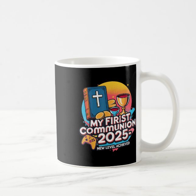 Min 1:a första kommunion 2025 TV-spelskontroll  Kaffemugg (Höger)