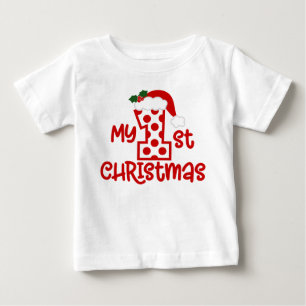 Min 1:a jul Cute Moderna prickiga tomteluvan T Shirt