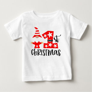 Min 1:a julen Söt Gnome Tomte Modern T Shirt