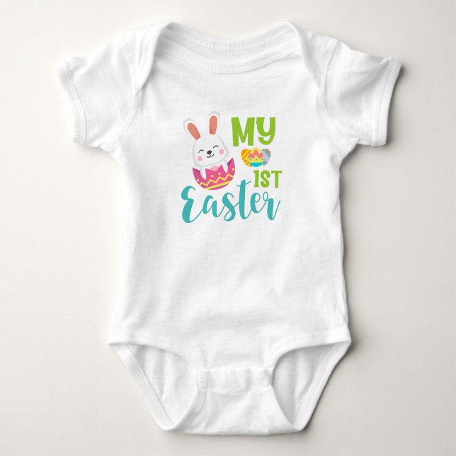 Min 1:a påsk baby body t shirt (Framsida)