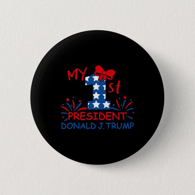Min 1:a president Donald Trump  Knapp (Framsida)