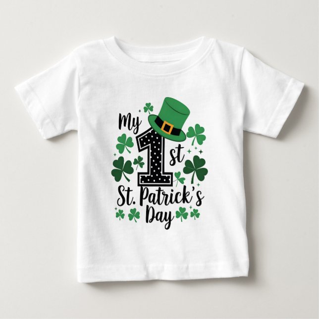 Min 1:a St Patricks Day Färgglada Tröja (Framsida)