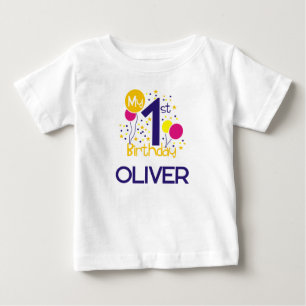 Min 1-årsdag - Barnt-shirt för pojkar eller flicko T Shirt