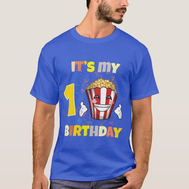 Min 1-födelsedag-flicka t shirt (Framsida)