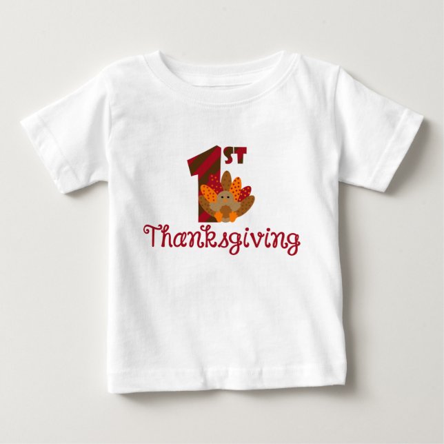 Min 1st thanksgiving t-shirt (Framsida)