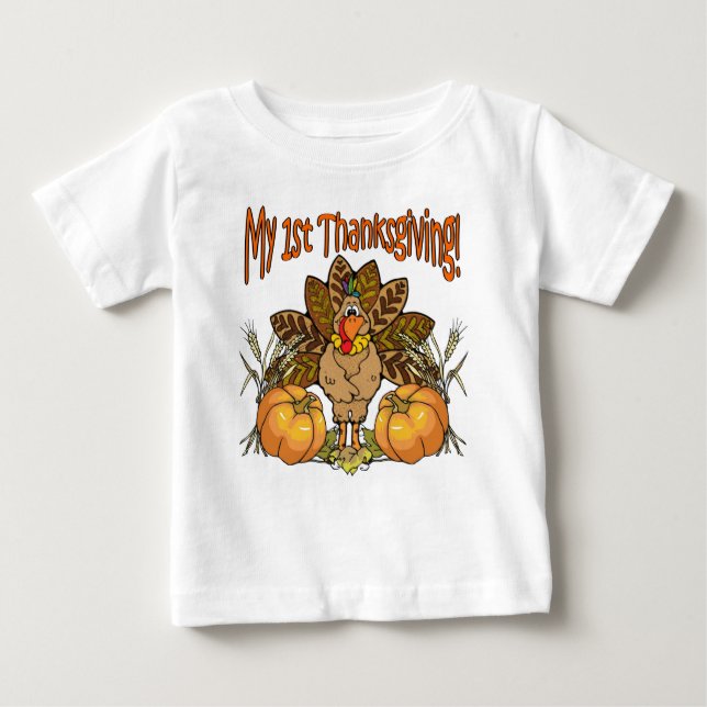 Min 1st thanksgivingT-tröja Tee Shirt (Framsida)