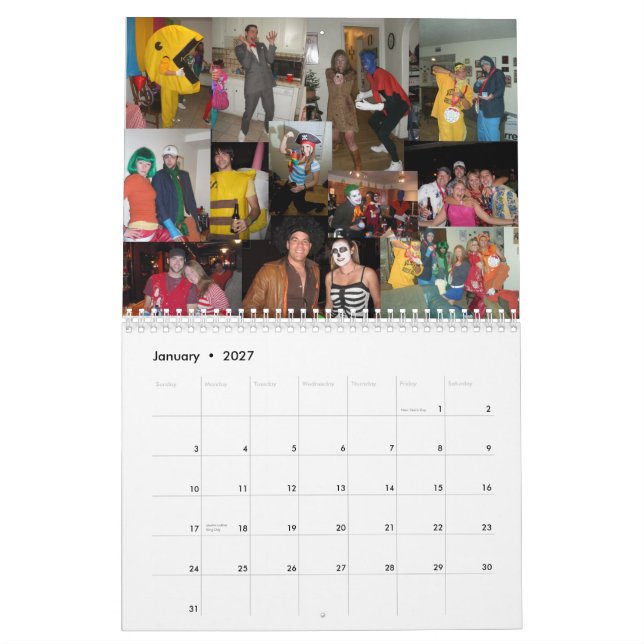 Min 2008 erfar kalender 2009 (Jan 2027)
