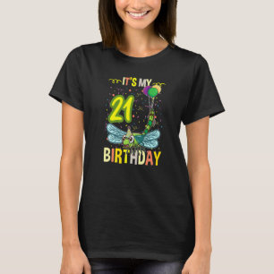 Min 21:a födelsedag Dragonfly-Insekt T Shirt
