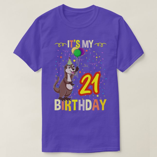 Min 21:a födelseregistrering t shirt (Design framsida)