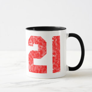Min 21st födelsedaggåvor mugg