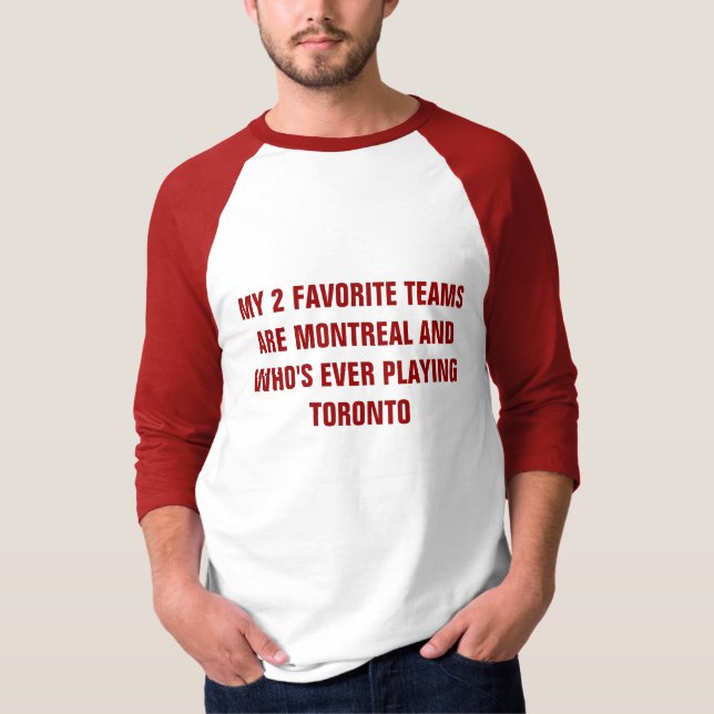 MIN 2 FAVORITTEAMS ÄR MONTREAL OCH VEM SOM... TEE (Framsida)