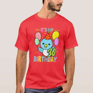 Min 30års födelsedag Budgie Pet Bird T Shirt