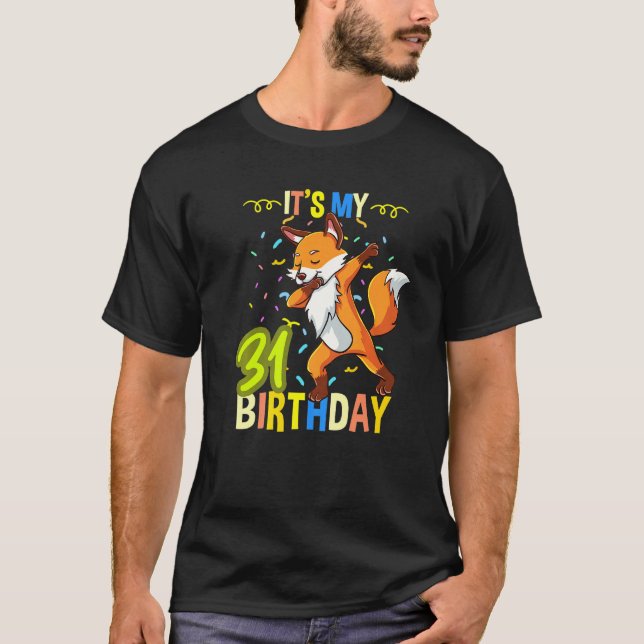 Min 31a Dabbing Fox T Shirt (Framsida)