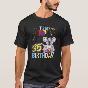 Min 35e födelsedag Koala Animal Lover T Shirt