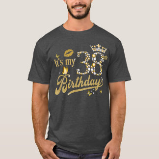 Min 38:e födelsedag Diamond Krona 38 år gammal Mad T Shirt