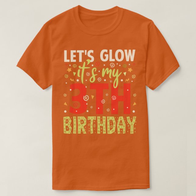 Min 3:e födelsedagsgåva t shirt (Design framsida)