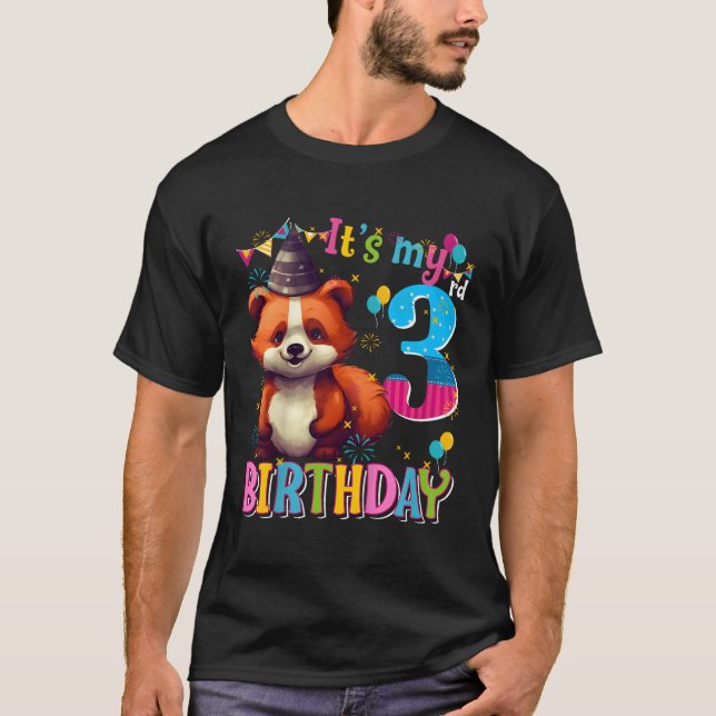 Min 3RD 3 Red Panda T Shirt (Framsida)