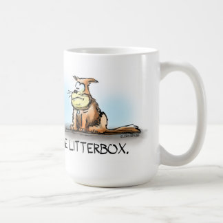 Min 401K är i den Litterbox kaffemuggen Kaffemugg