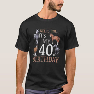 Min 40:e födelsedag är 40 år gammal t shirt
