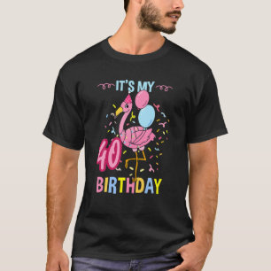 Min 40:e födelsedag Flamingo T Shirt