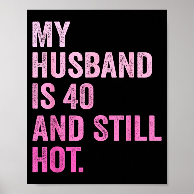 Min 40:e make födelsedag make 40 poster (Framsidan)