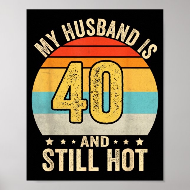 Min 40:e make födelsedag make 40 poster (Framsidan)