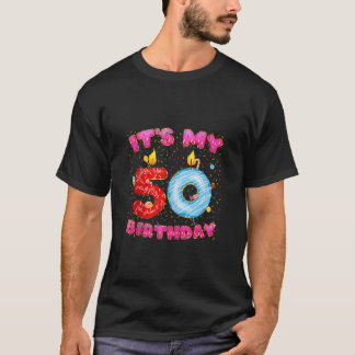 Min 50-dagars flicka, 50-åring t shirt
