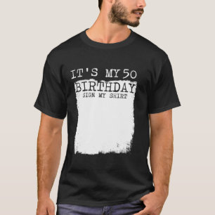 Min 50:e Födelsedagsfest Min 50-åriga födelsedag T Shirt
