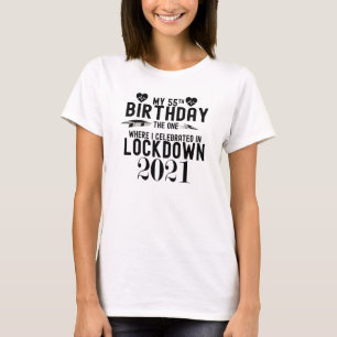 Min 54:e födelsedag den där jag firade på plats t shirt