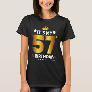 Min 57-dagarsdag 57-årsjubileum t shirt