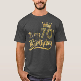 Min 70-årsdag Krona 70-årsdag T Shirt