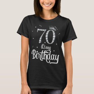 Min 70:e födelsedag 70 år gammal 70:e födelsedag t shirt