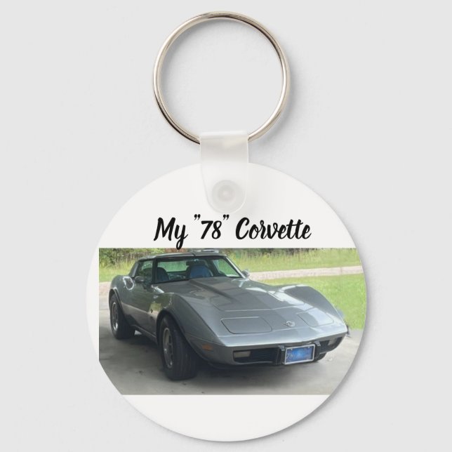 Min 78 Corvette Nyckelring (Framsida)