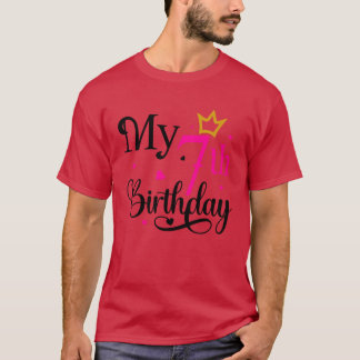 Min 7:e-födelsedag01 t shirt