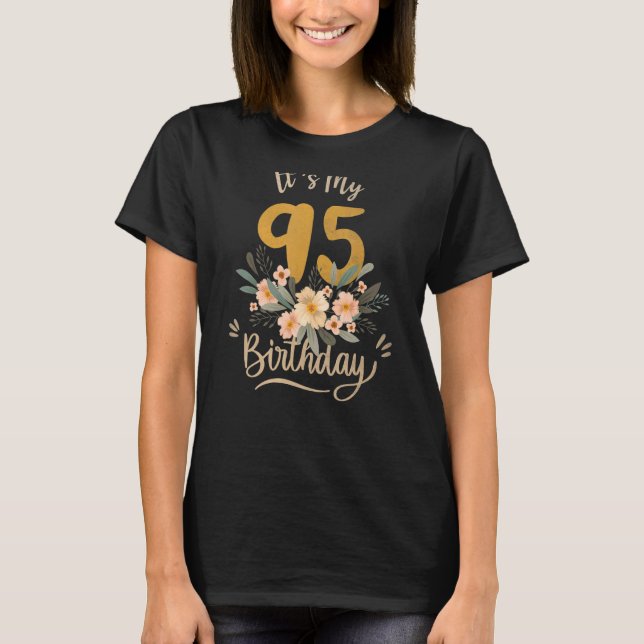 Min 95:e födelsedag t shirt (Framsida)