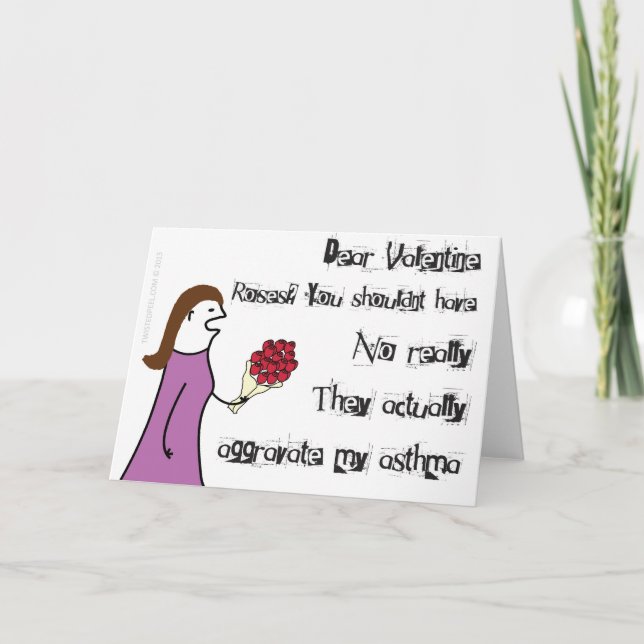 Min äckliga Valentine Helgkort (Framsida)