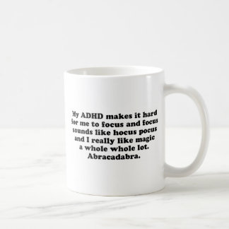 Min ADHD fokuserar Hocus Pocus Kaffemugg
